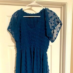 Blue dress from Amazon